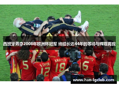 西班牙勇夺2008年欧洲杯冠军 终结长达44年的等待与辉煌再现